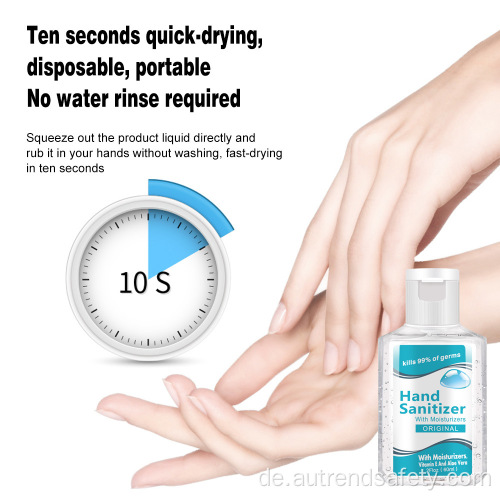 Cross-Border Wash - Kostenloses bakterizides und bakterizides Händedesinfektionsmittel Schnelltrocknendes Handreinigungsprodukt Handreinigungsgel